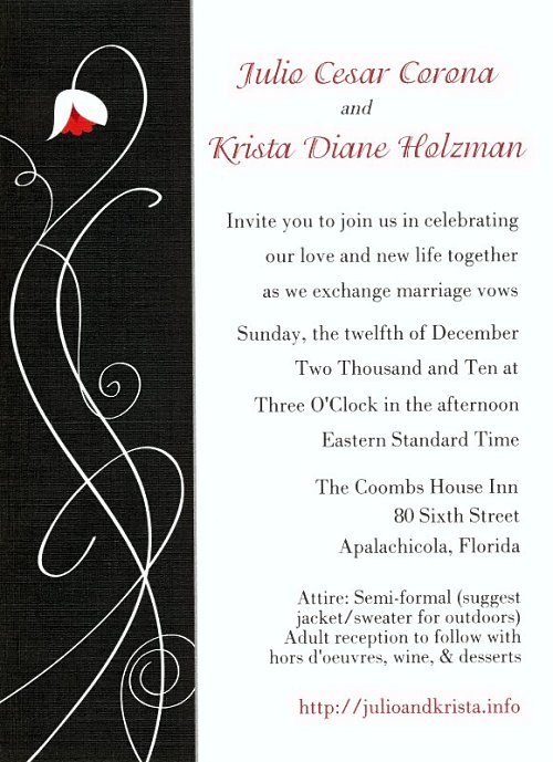 Invitaci�n de Bodas